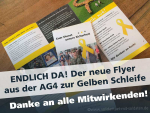 Flyer Gelbe Schleife